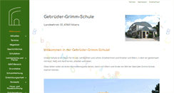 Desktop Screenshot of grimmschule-moers.de